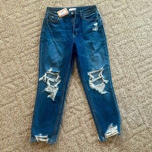 NWT Vervet Myra Mom Jeans 27